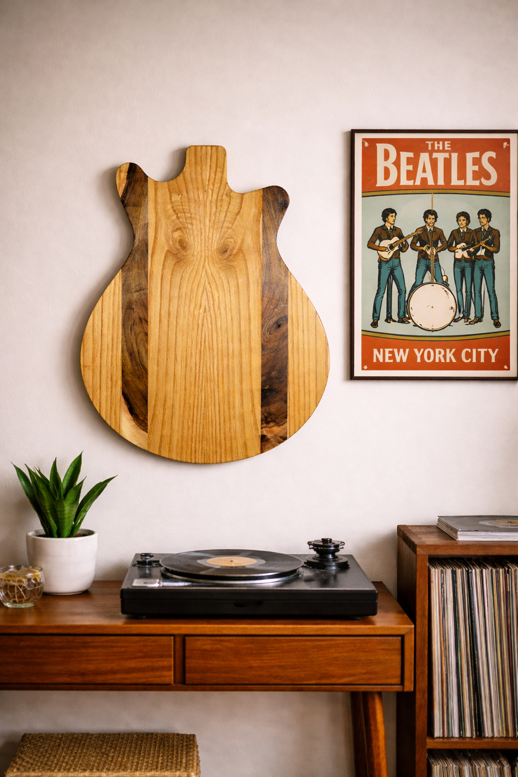 Gitar formunda wall art - Brian May's Red Special