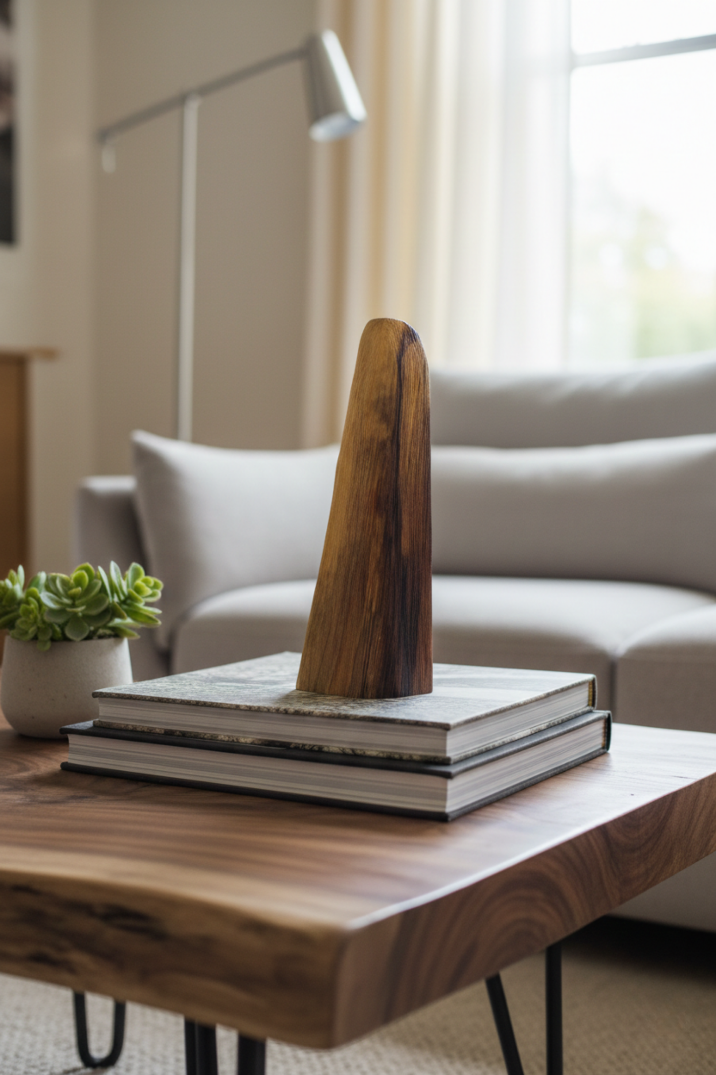 Amorf El İşçiliği Ahşap Vazo