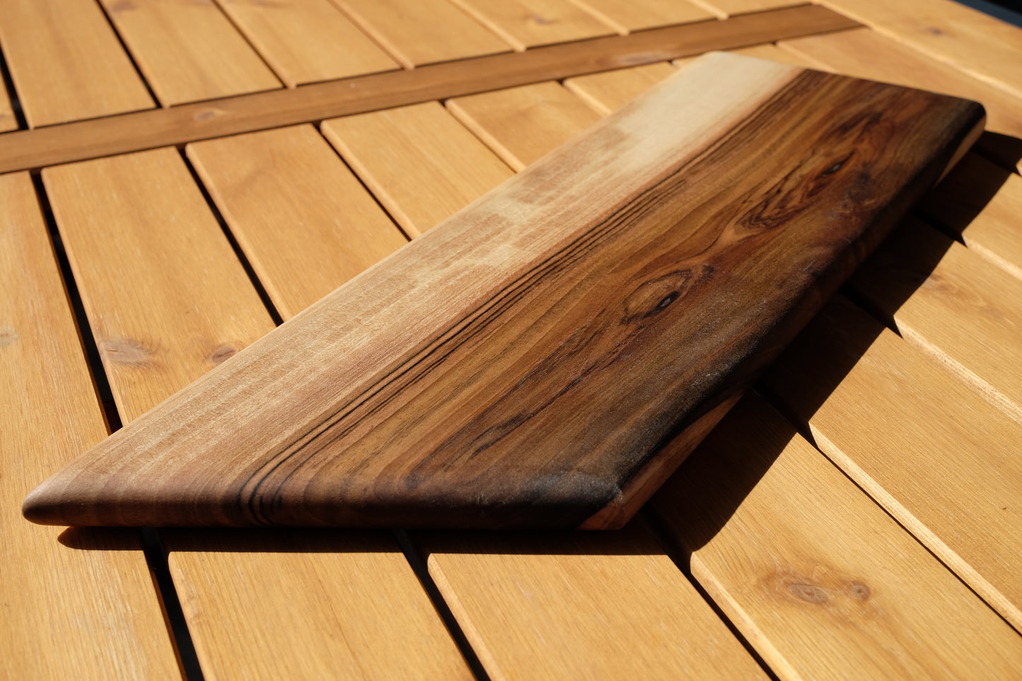 Ceviz sunum tahtası - 45x15x1.5cm - Masif Ceviz