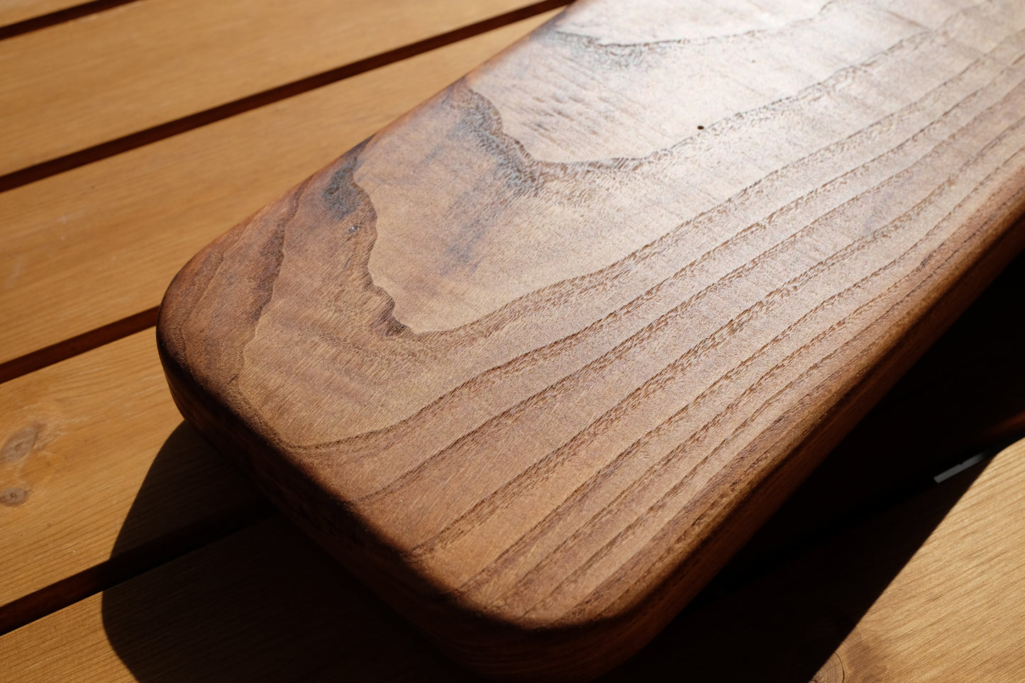 Kestane sunum tahtası - 43x14x3.5cm - Masif Kestane