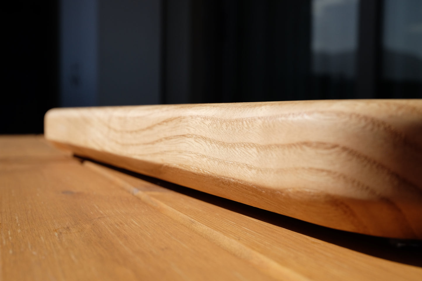 Kestane kesme tahtası - 48x22x3.5cm - Tek parça masif kestane