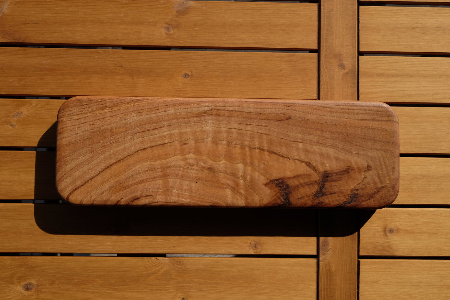Kestane sunum tahtası - 43x14x3.5cm - Masif Kestane