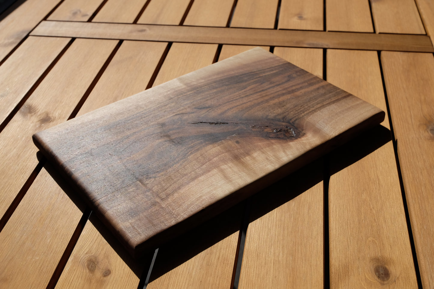 Ceviz kesme tahtası - 30x20x1.5cm - Masif ceviz