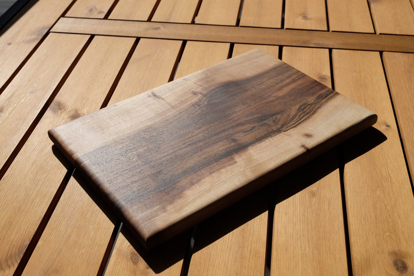 Ceviz kesme tahtası - 30x20x1.5cm - Masif ceviz