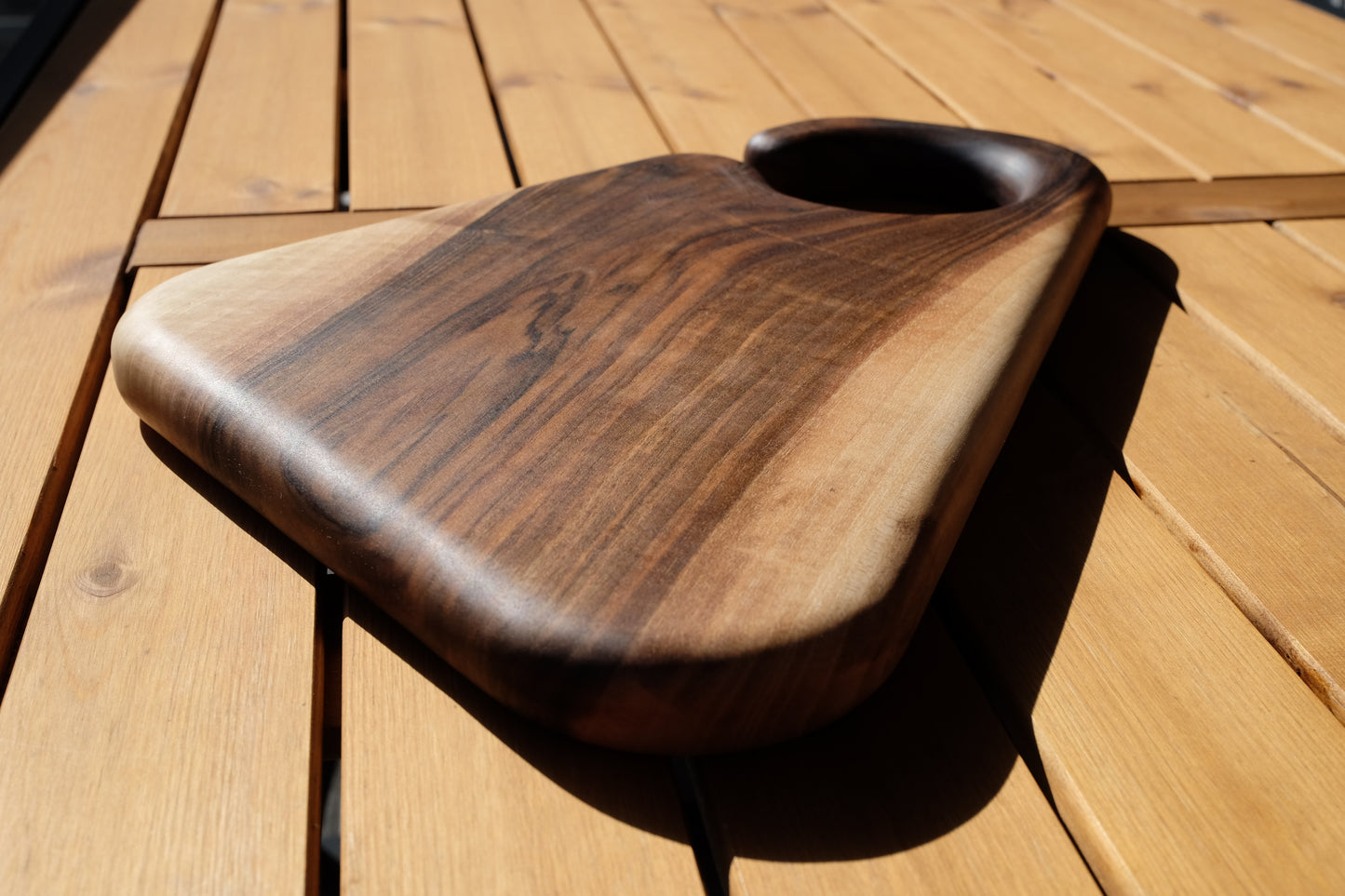 Ceviz kesme tahtası -  40x24x2.5cm - Tek parça masif ceviz