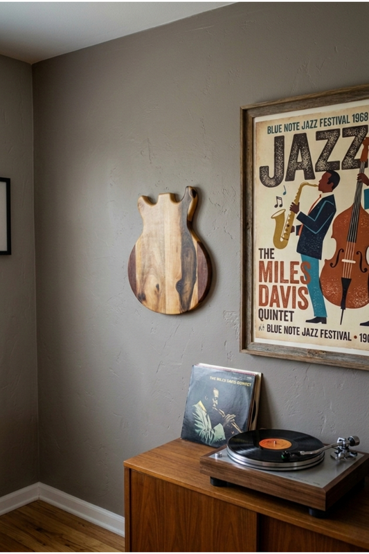 Gitar formunda wall art - Les Paul Jr. Cutaway