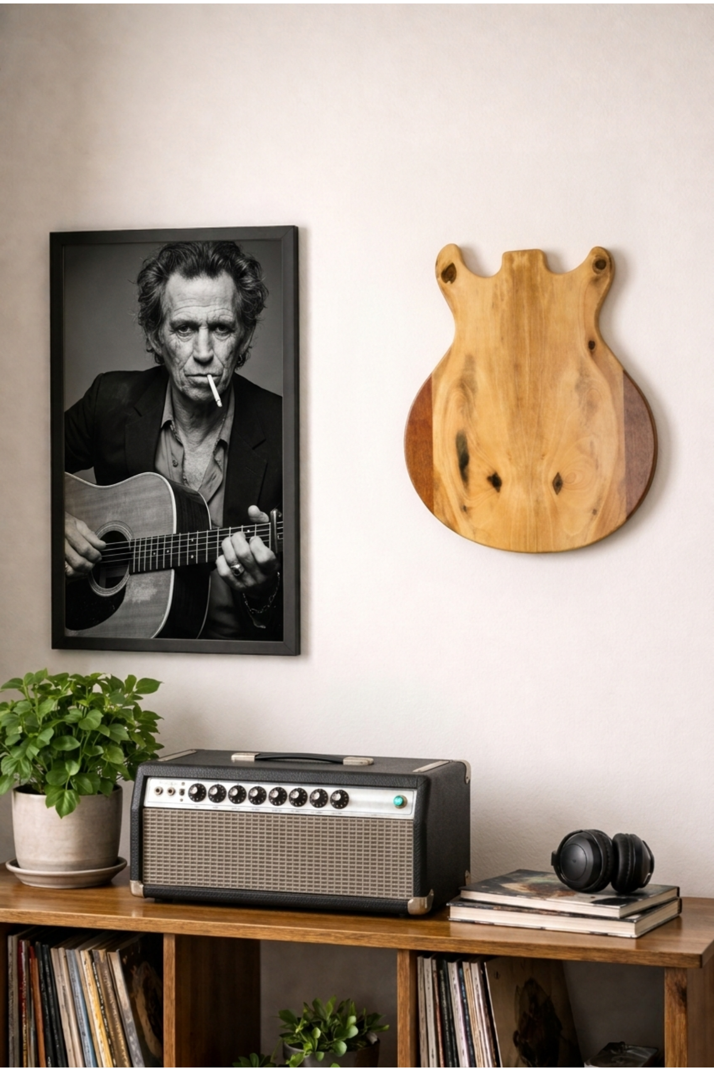 Gitar formunda wall art - Les Paul Jr. Cutaway