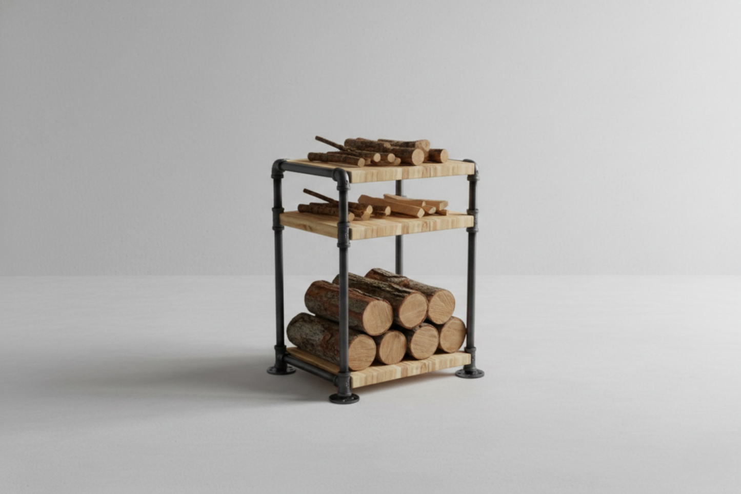 Şömine Başında Kusursuz Düzen: Çok Amaçlı Odun Rafı