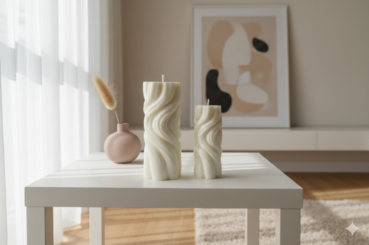 Wavy Pillar Mum Seti