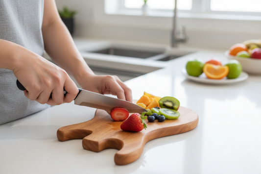 PRS SE stili kesme tahtası - 1:1 ölçekli - 3 parça masif ağaç