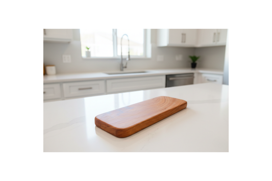 Kestane sunum tahtası - 43x14x3.5cm - Masif Kestane