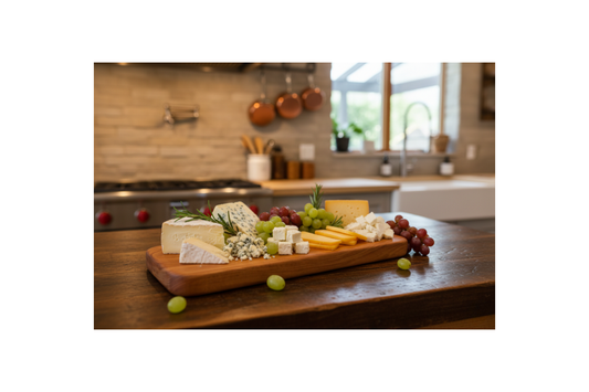 Kestane sunum tahtası - 43x14x3.5cm - Masif Kestane